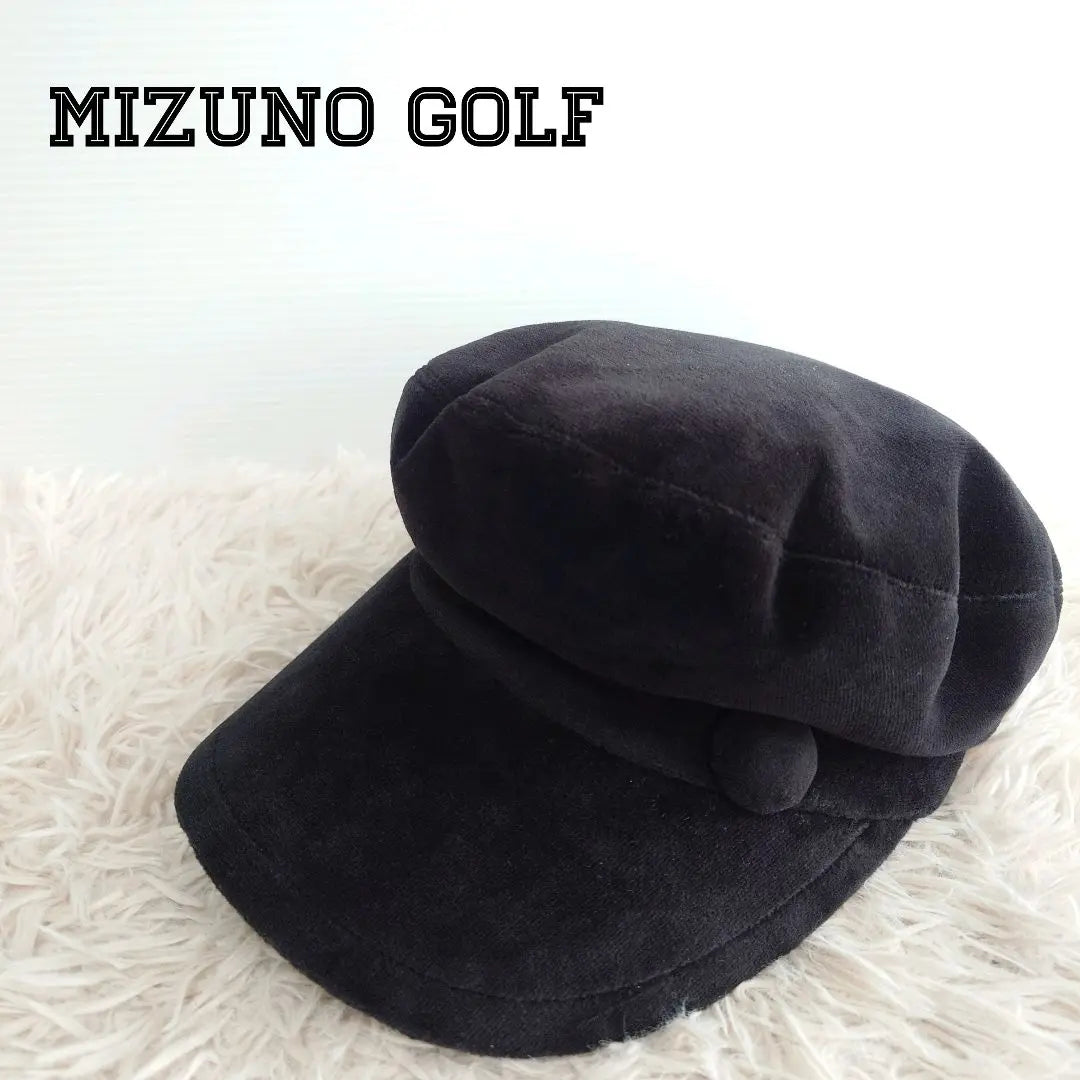 MIZUNO GOLF Mizuno Golf Wear Velour Casquette Hat Black