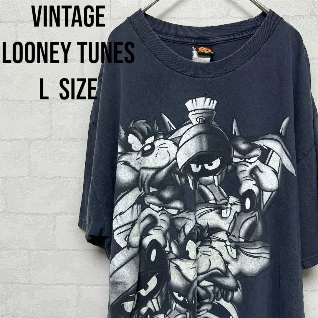 [vintage] Looney Tunes Movie T-shirt Black L