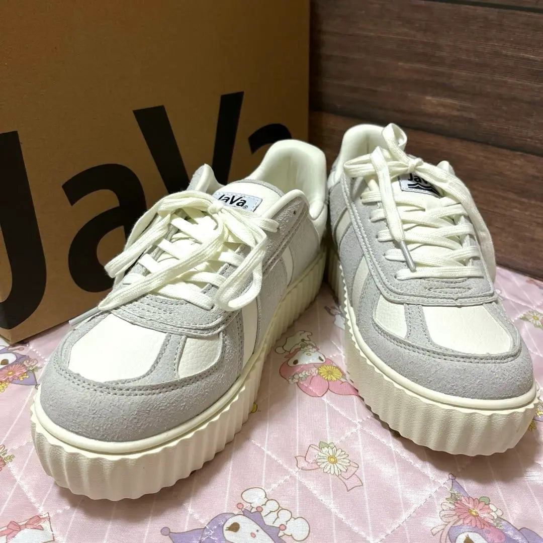 ✨️Java✨️Zapatillas de suela gruesa LL 25cm gris