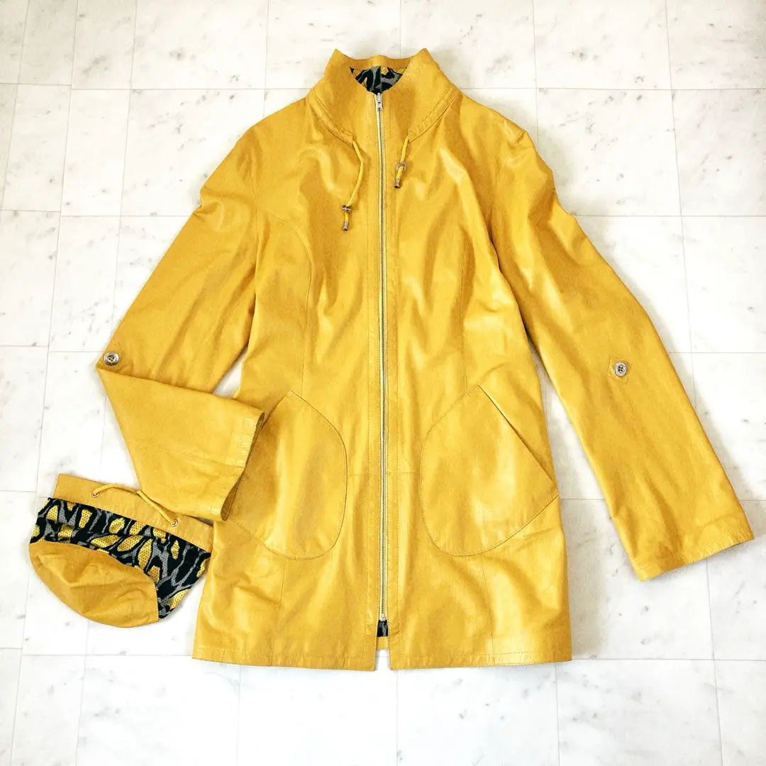 Rare Kircilar Coat Turkish Leather XL Yellow