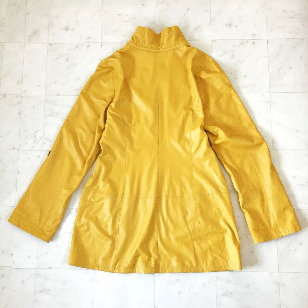 Rare Kircilar Coat Turkish Leather XL Yellow