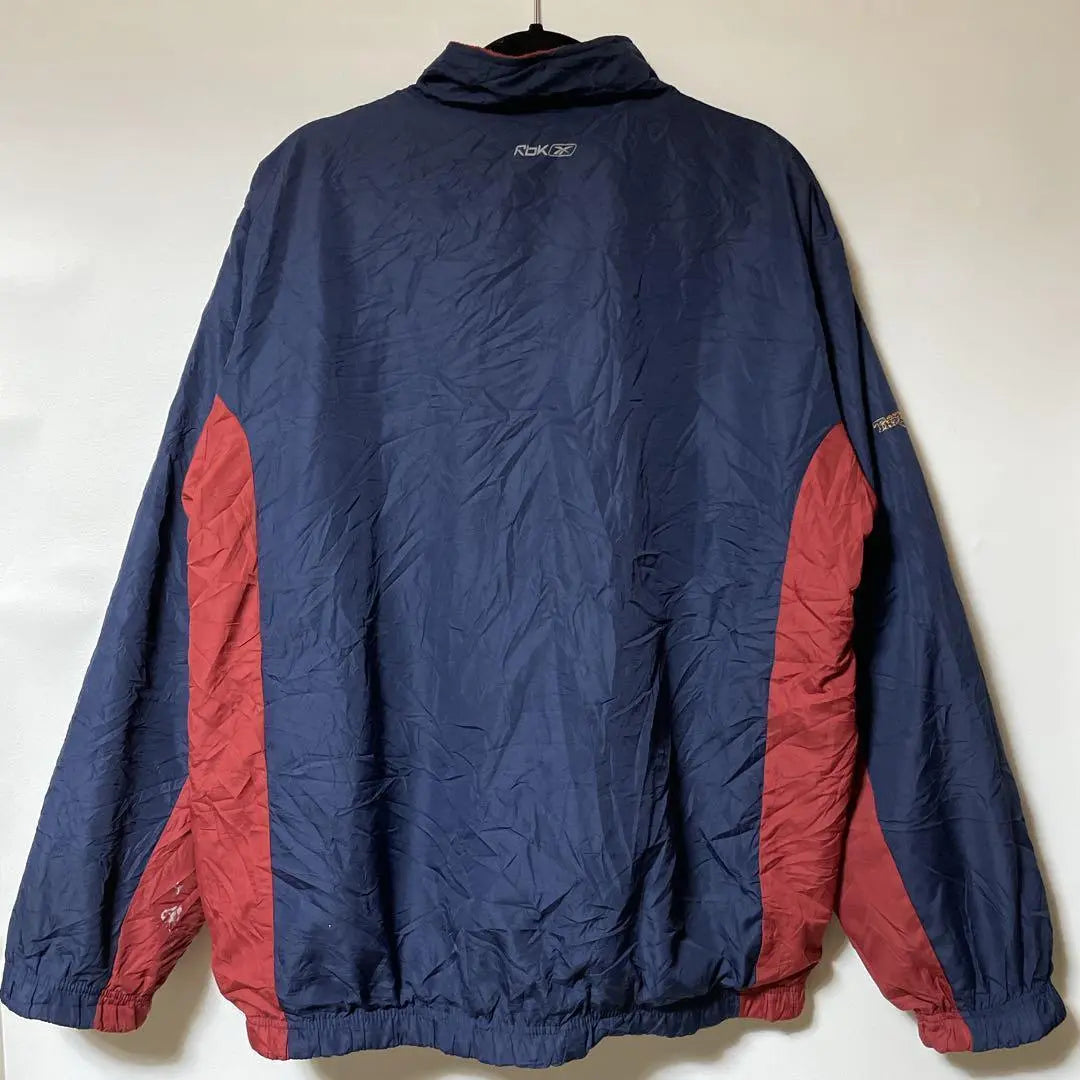 Reebok Nylon Jacket Navy Zip-Up 2XL 3L NHL