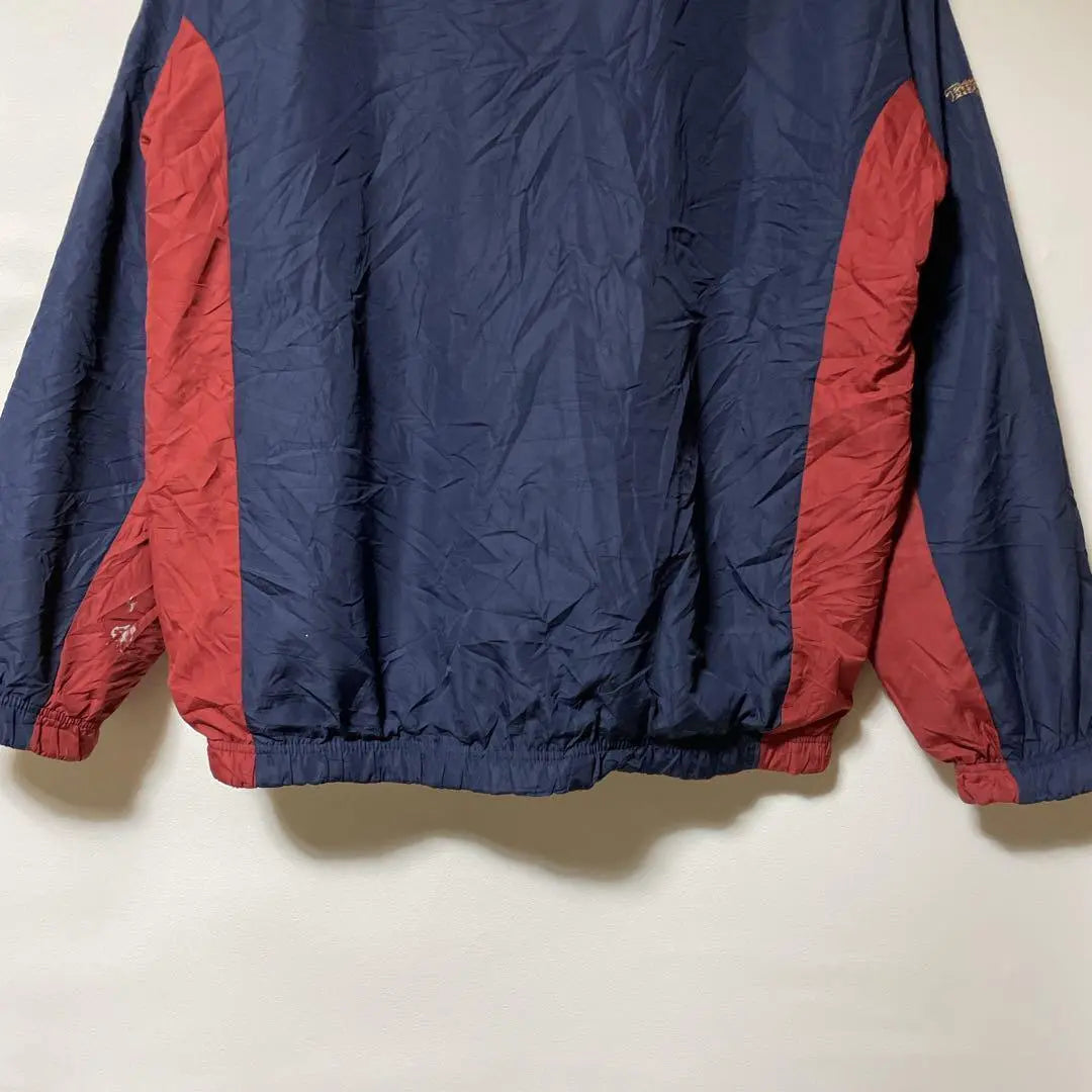 Reebok Nylon Jacket Navy Zip-Up 2XL 3L NHL