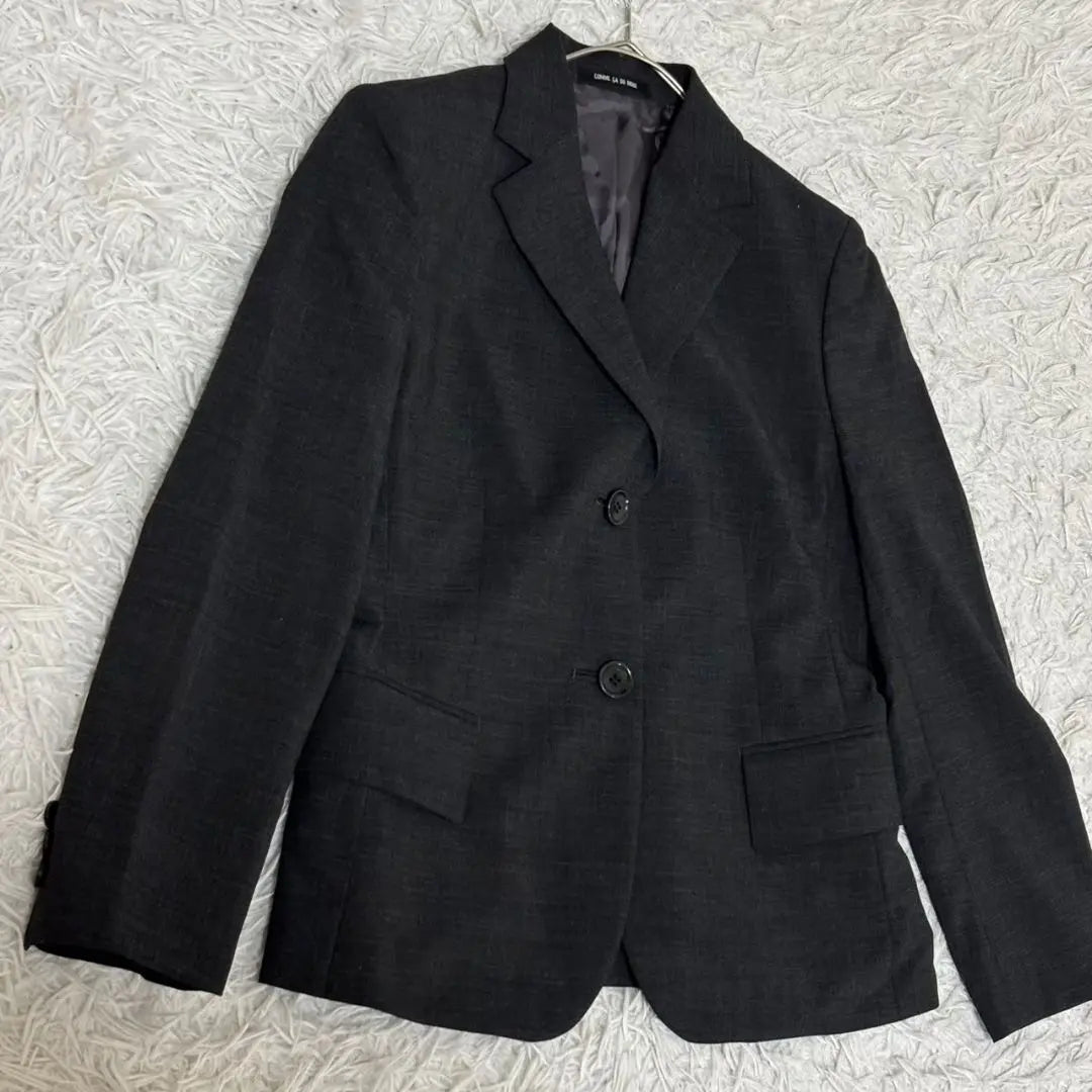 [Com Sade Mode] Tailored Jacket Black Formal Business Plain