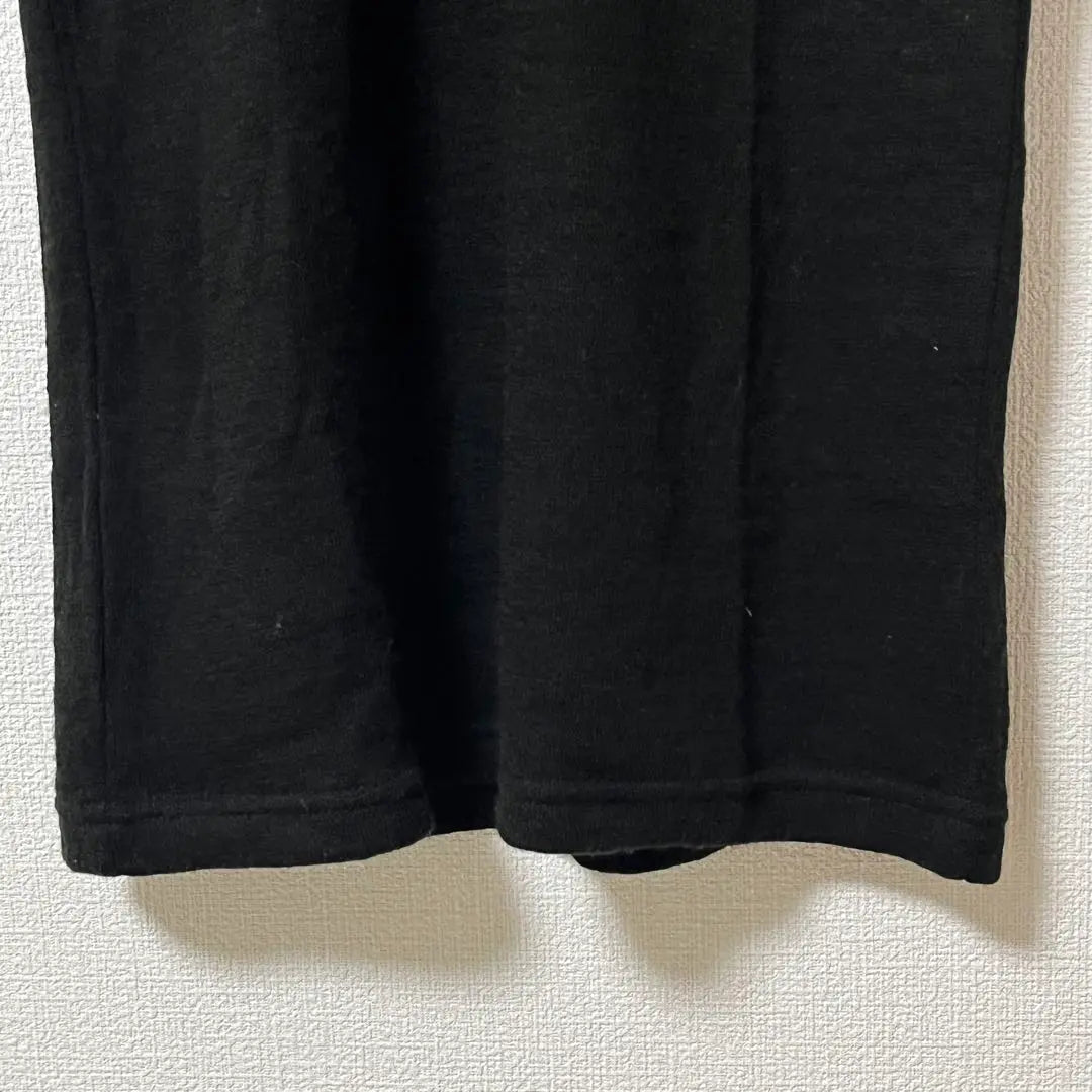 [Mamicco] Jersey de punto de manga corta con cuello alto en mezcla de lana hecho en Japón negro | 【ママイクコ】半袖ニット タートルネック プルオーバー ウール混 日本製 黒