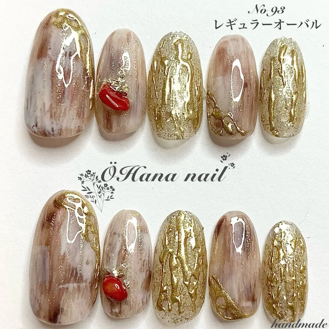 Nail Nail Tip Order Nuance Marble Transparency Natural Stone Oshi Oshikatsu