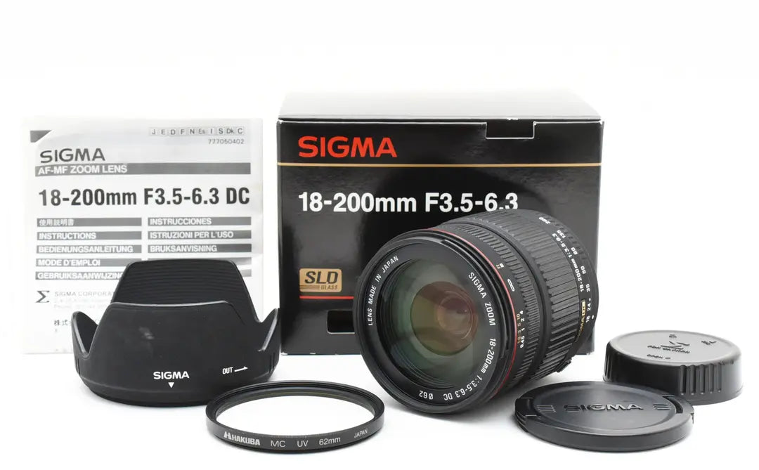 Sigma Pentax 18-200 mm f/3,5-6,3 DC n.º 8104