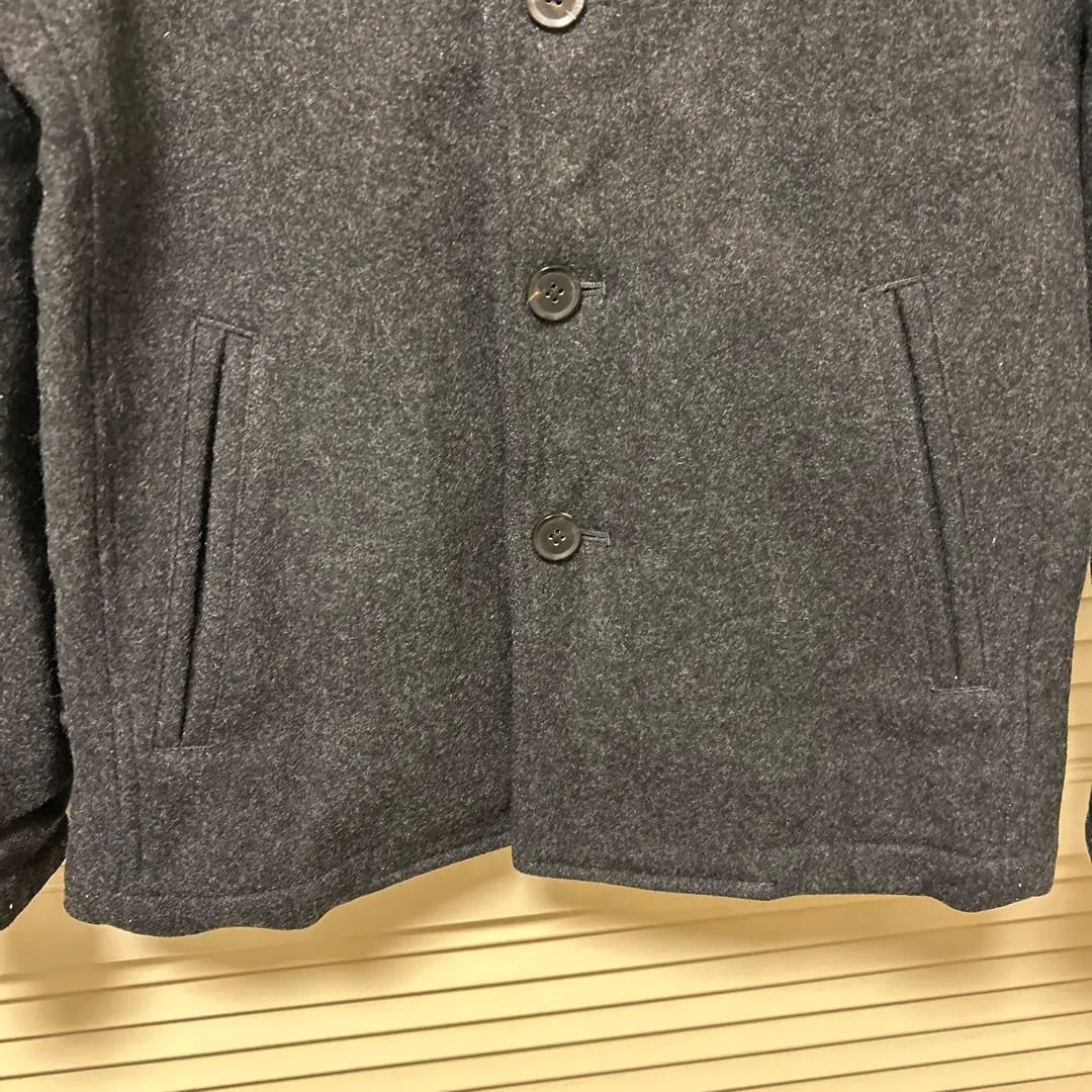 GENERAL SUPPLY M Chaqueta de lana gris oscuro 42