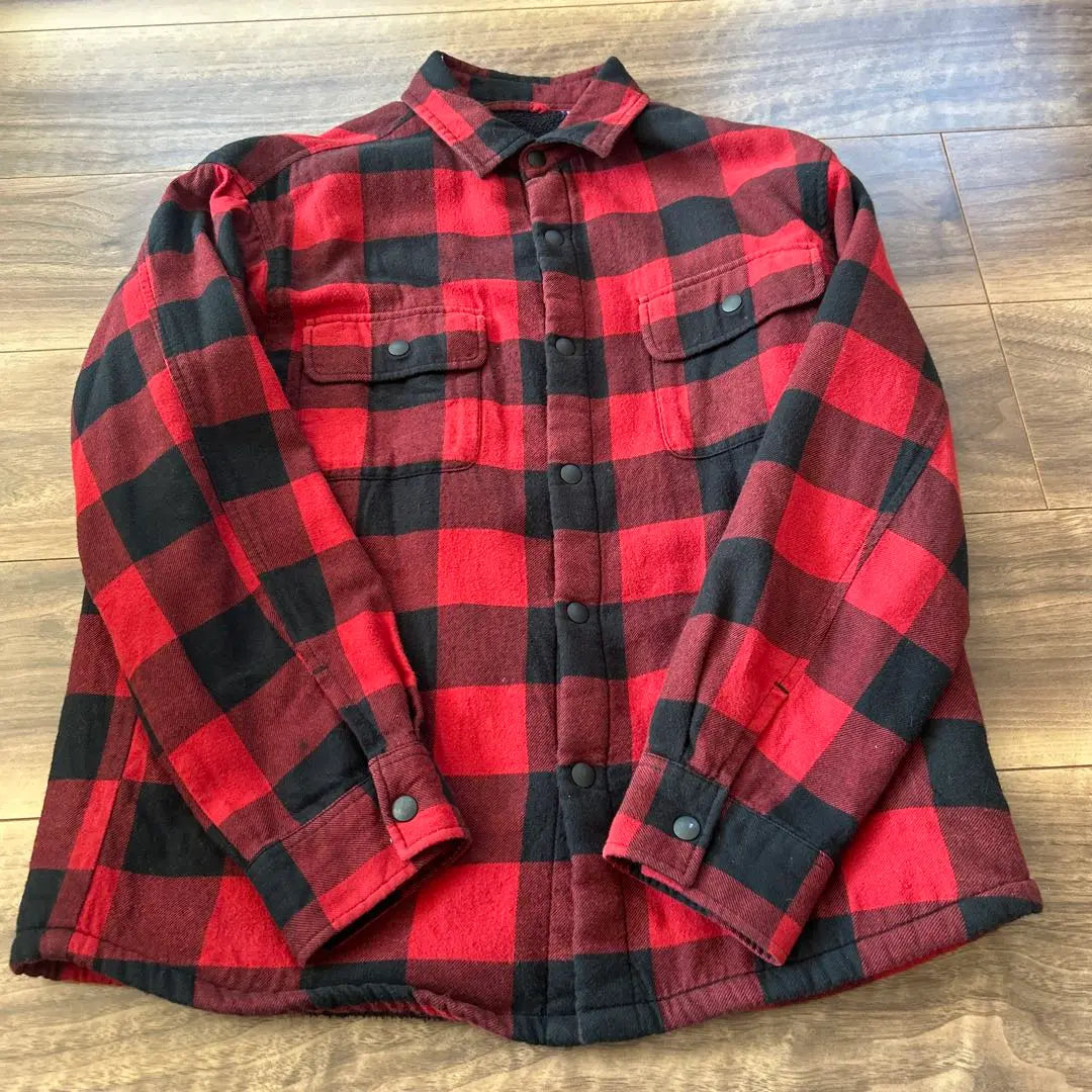 Camisa de franela Uniqlo 150