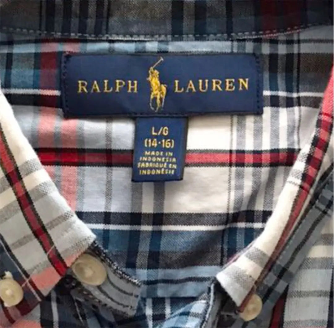 Camisa de manga corta Ralph Lauren Camisa a cuadros 160 cm L/G 14-16