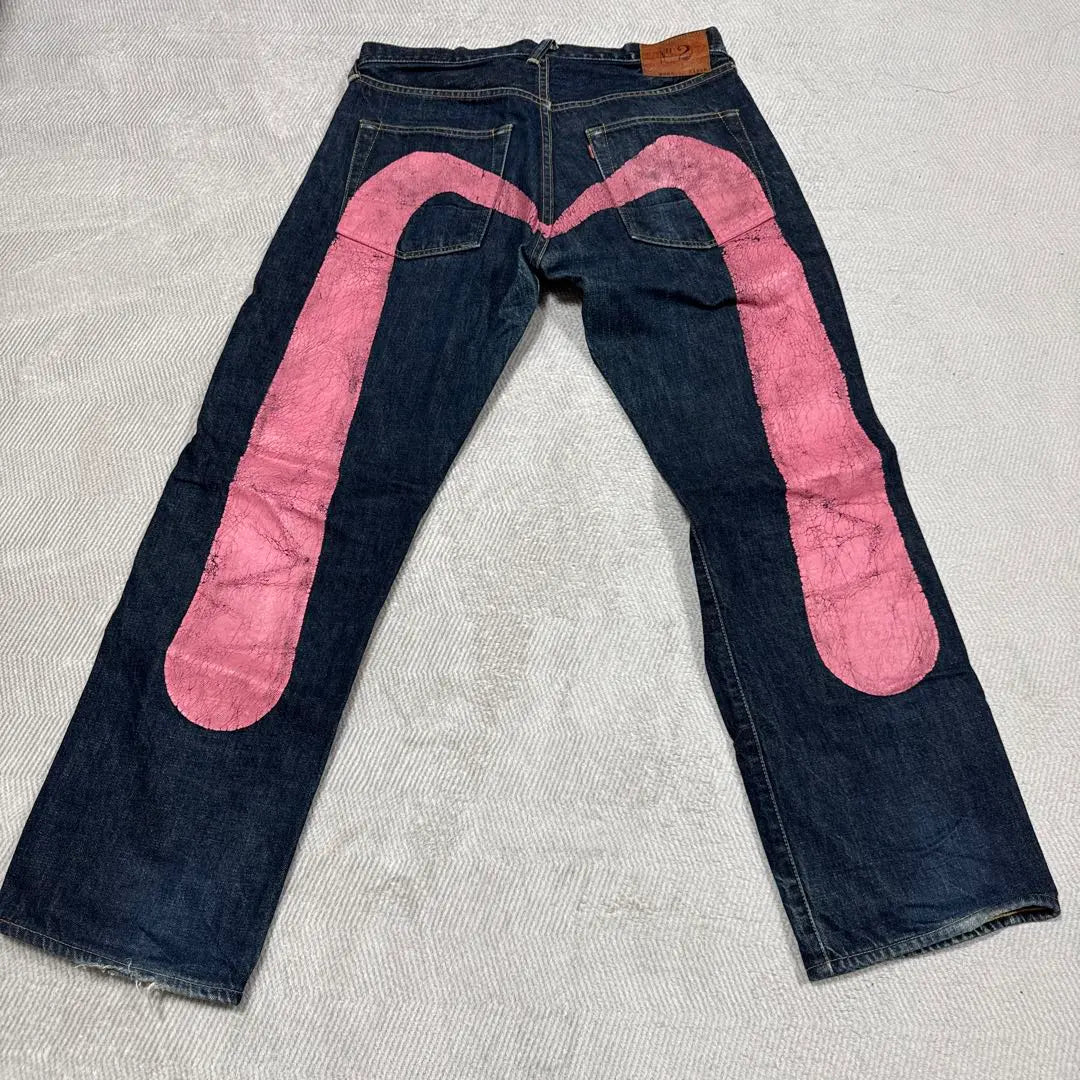 Vaqueros Dedicated Evisu Evis Daikoku 34 Rosa | 専用 jeans evisu エヴィス 大黒 34 ピンク