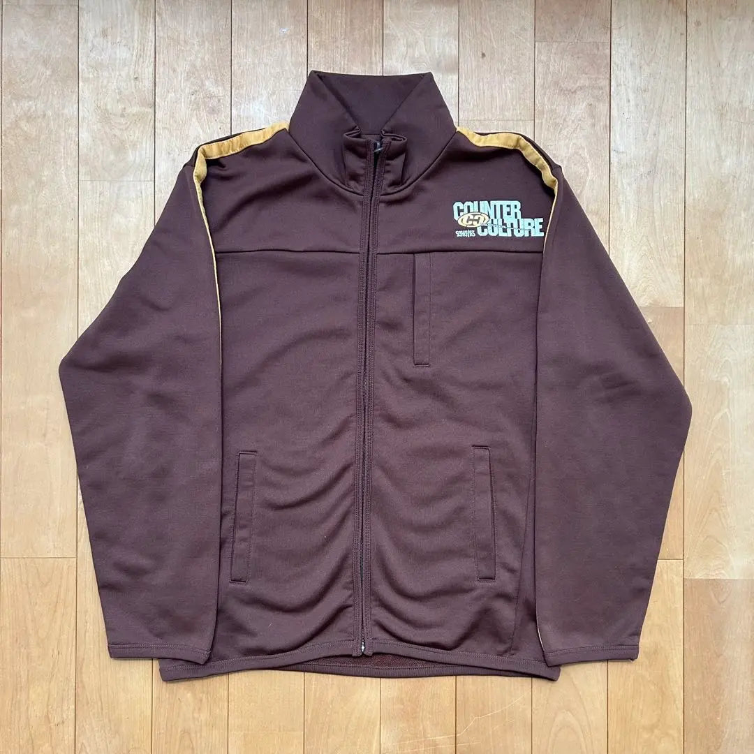 counter culture track jacket full zip street Y2K