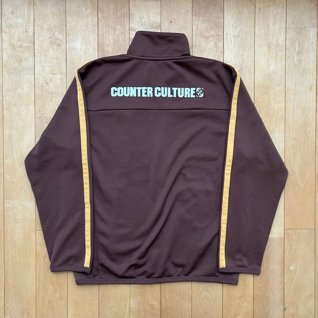 counter culture track jacket full zip street Y2K