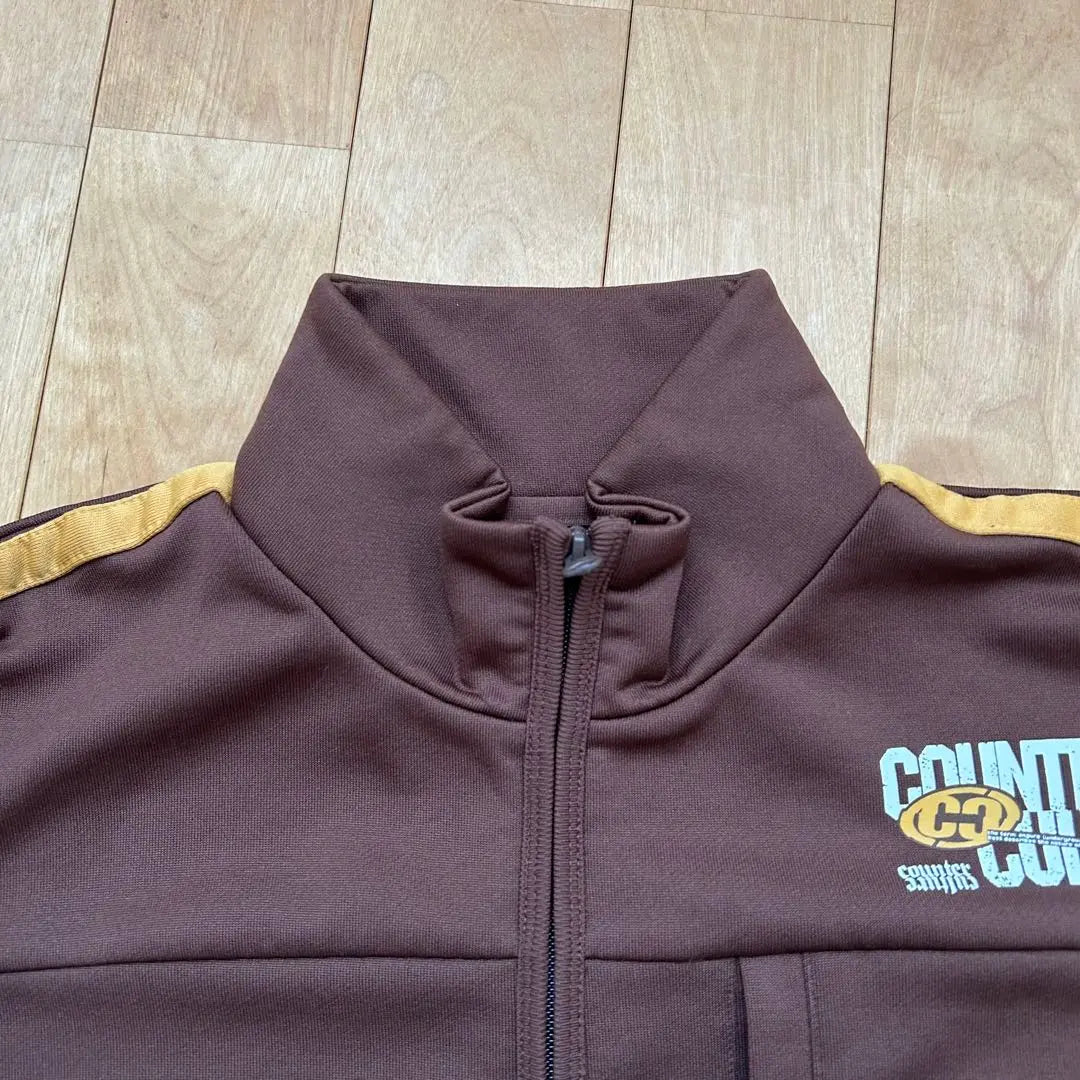 counter culture track jacket full zip street Y2K