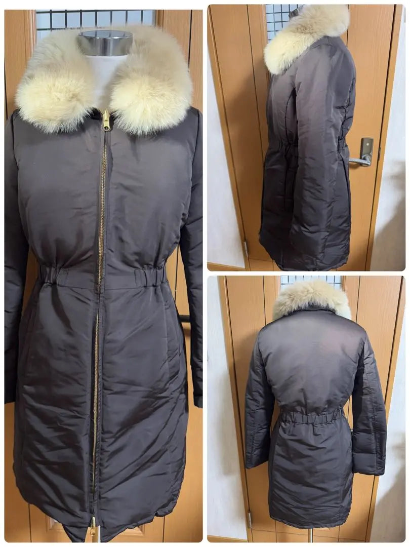 IENA 38 Reversible Down Coat 4way Fox Fur