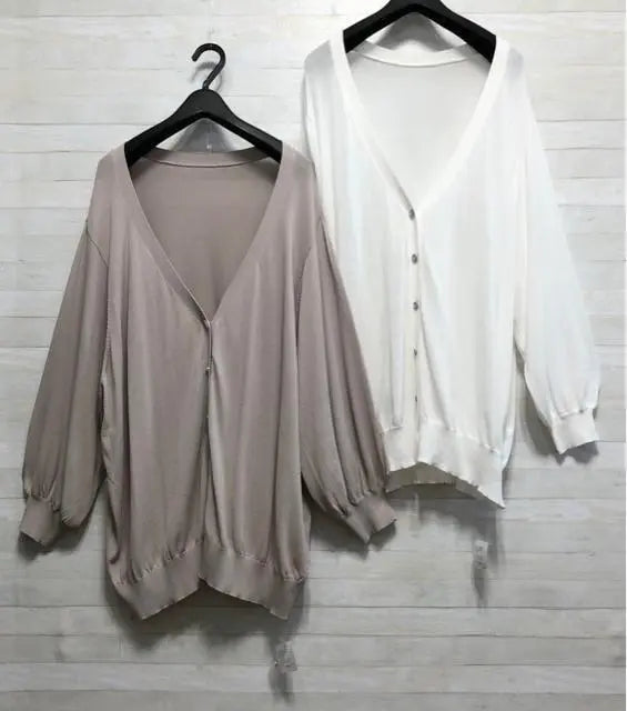 New ☆8L ♪Superb ♪Set of light hand cardigans 2 pieces ♪☆f368