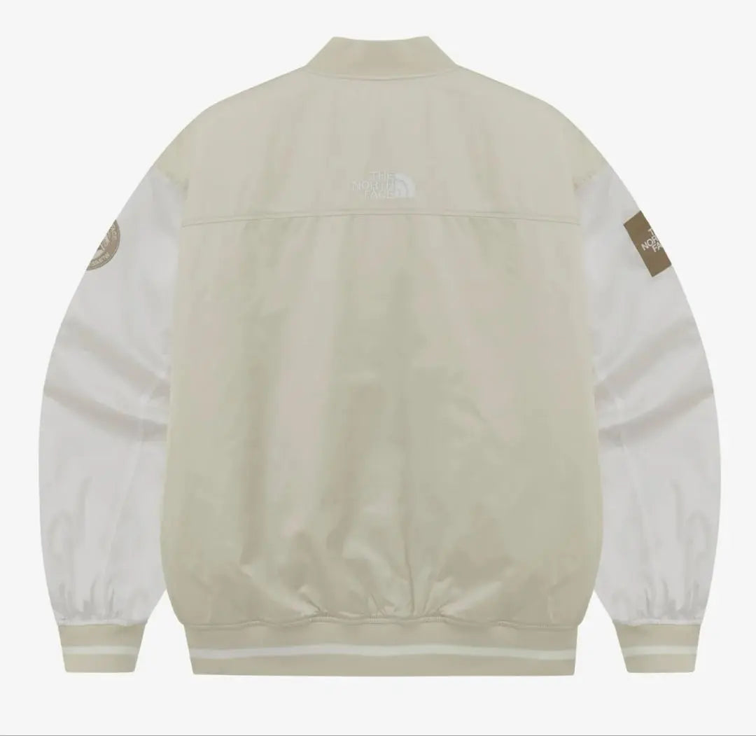 THE NORTH FACE PLAYER VARSITY JACKET Cream