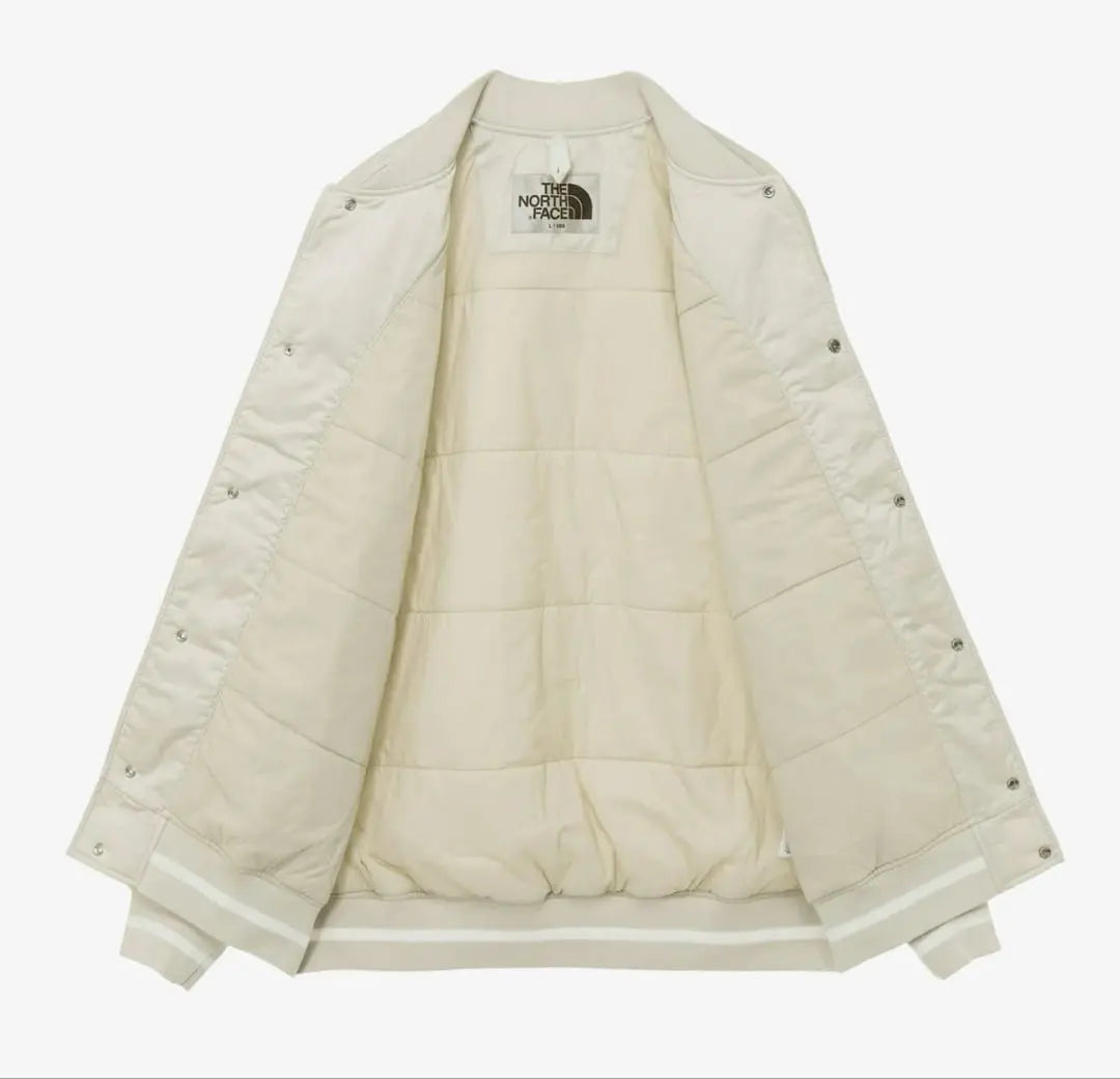 THE NORTH FACE PLAYER VARSITY JACKET Cream