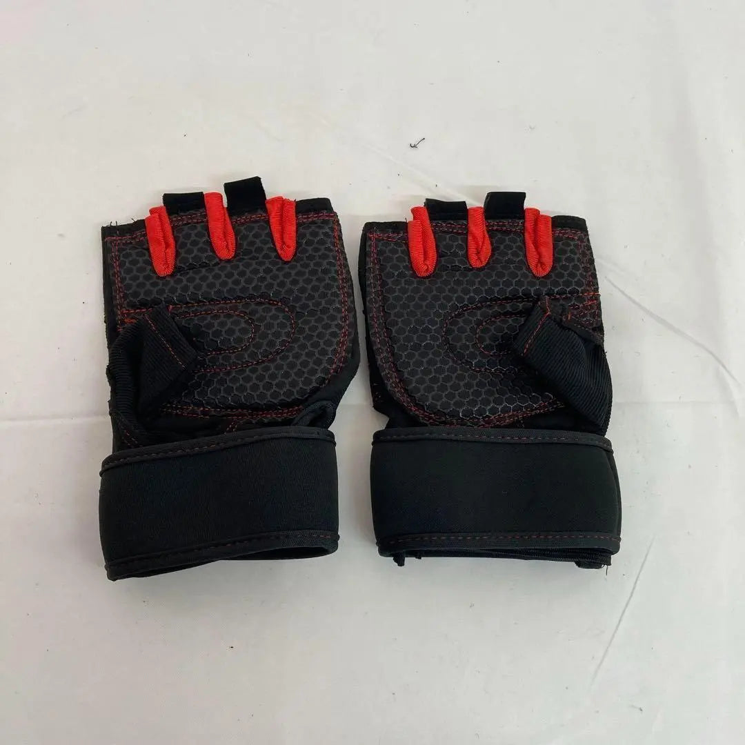 Sports Gloves M Size Black/Red