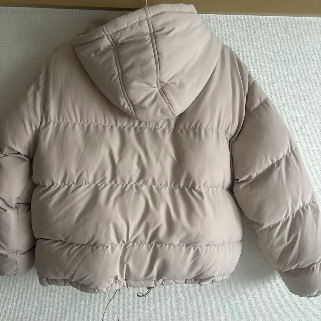 [Limited price reduction] Down jacket, one size fits all, pink, beige, outerwear, winter clothes