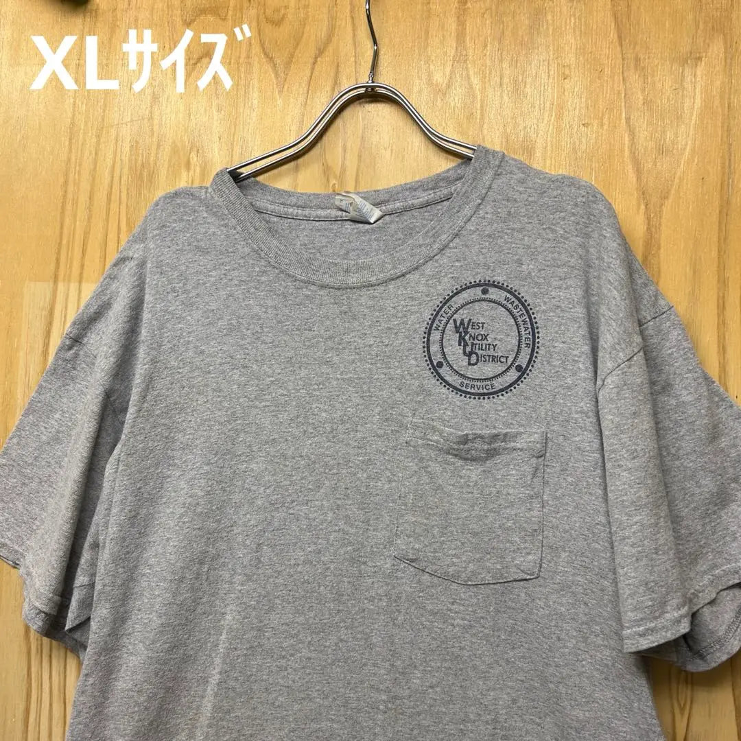 USA ropa usada Camiseta talla XL PORT &amp; COMPANY gris | EE.UU.古着Tシャツ XLサイズ PORT&amp;company グレー