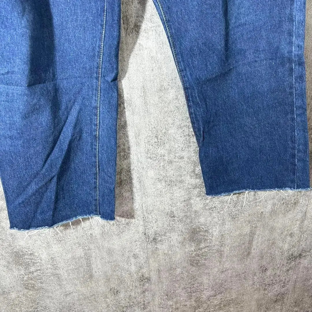 [Very popular] Stussy denim jeans, good color, one-point logo◎ Presence