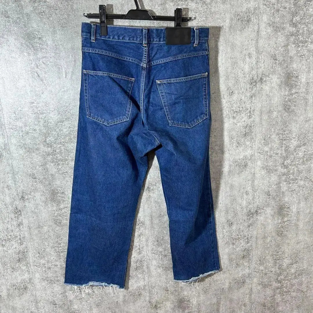 [Very popular] Stussy denim jeans, good color, one-point logo◎ Presence