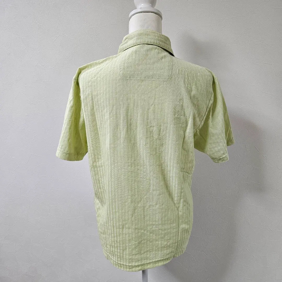 YUMI KATSURA Half Zip Short Sleeve Polo Shirt [L] Green