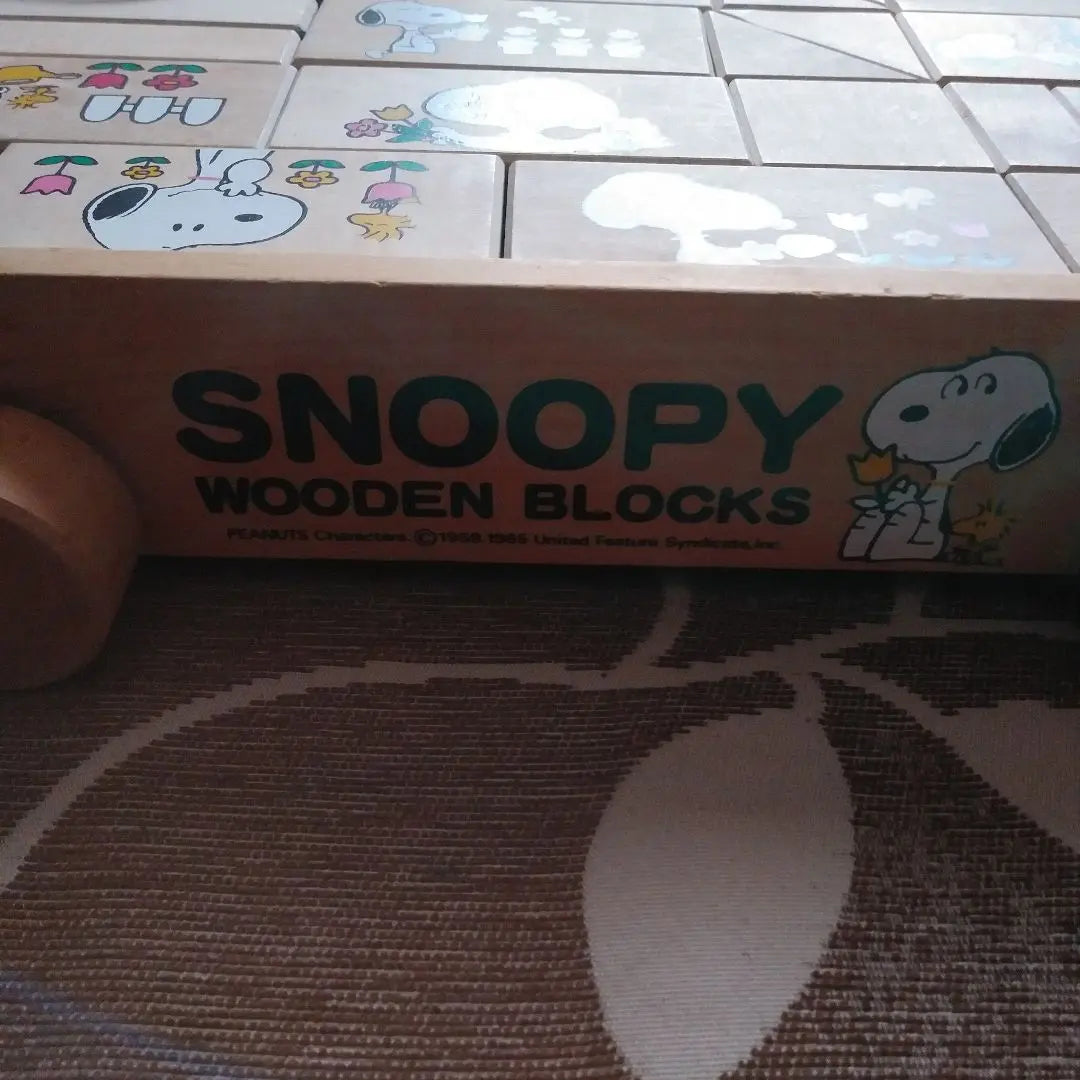 Snoopy blocks, wooden blocks, building blocks, educational toys, beautiful condition, toys, Tsumiki | スヌーピー　ブロック　木製　積み木　積木　知育玩具　美品　おもちゃ　つみき