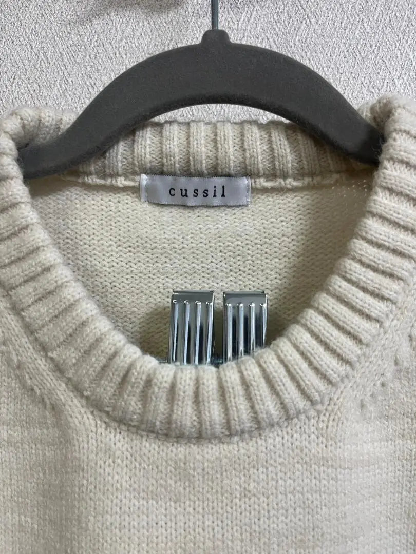 cussil high functional knit sweater size S