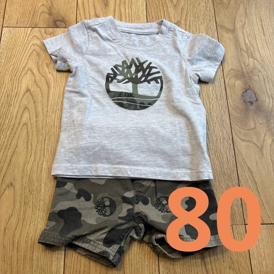 Timberland 12M T-shirt and shorts set