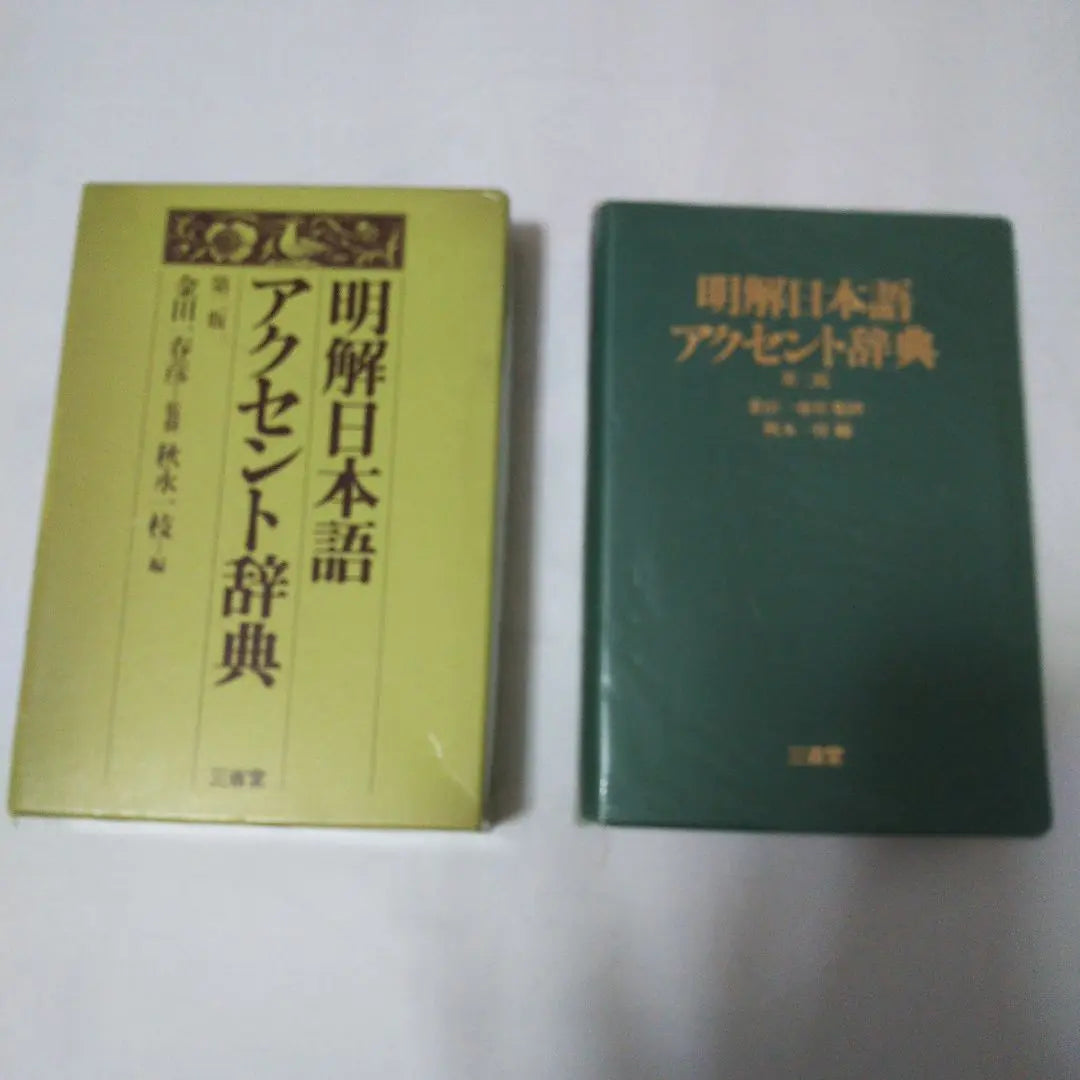 Sanseido clear Japanese accent dictionary second edition