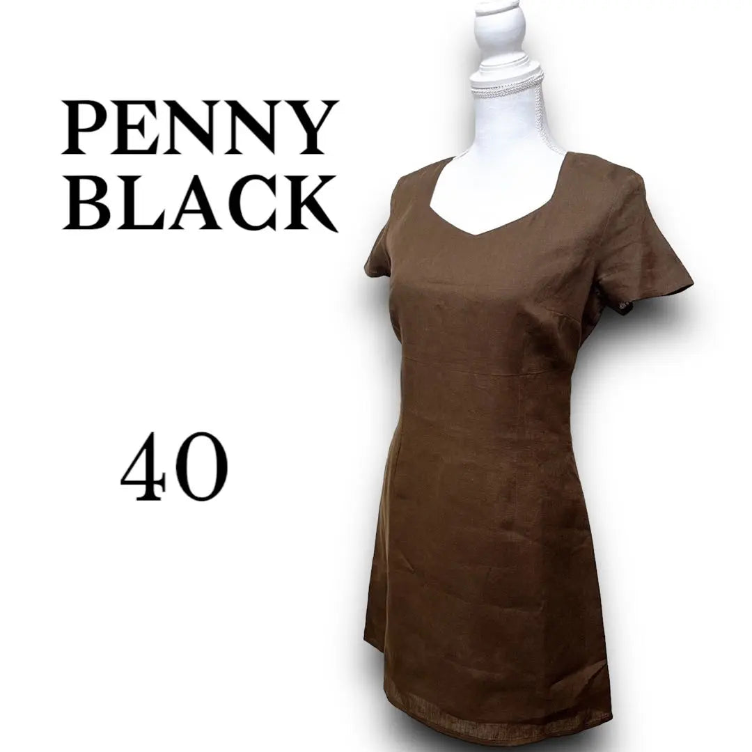 [Penny Black] Knee-length dress, size 40, material unknown, blouse color, 510