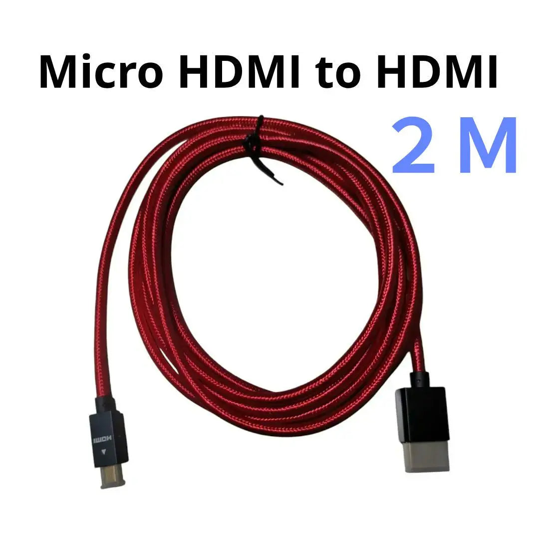 ANNNWZZD Micro HDMI a HDMI 2２Ｍ