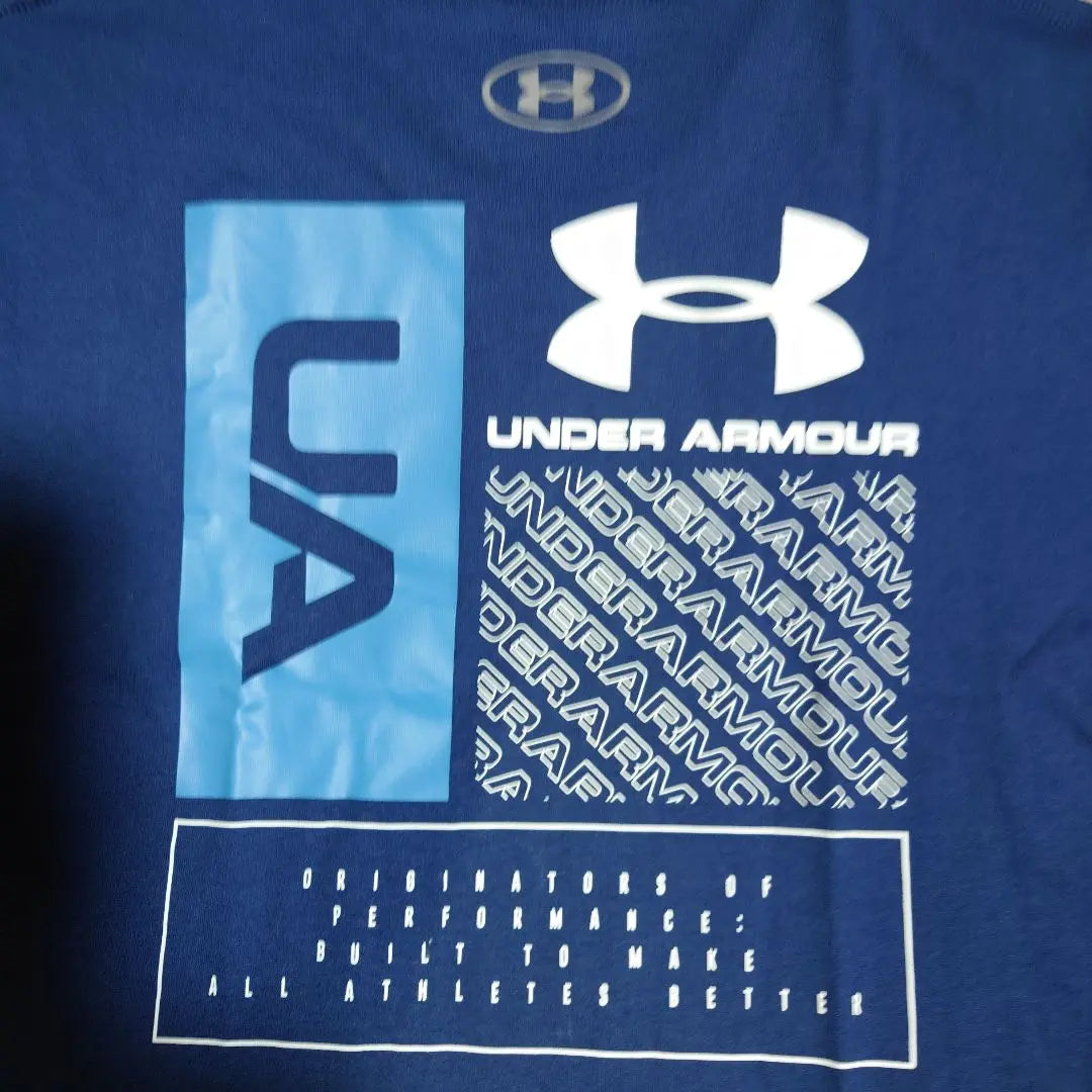 Under Armour Navy Short Sleeve T-shirt Men's Size L