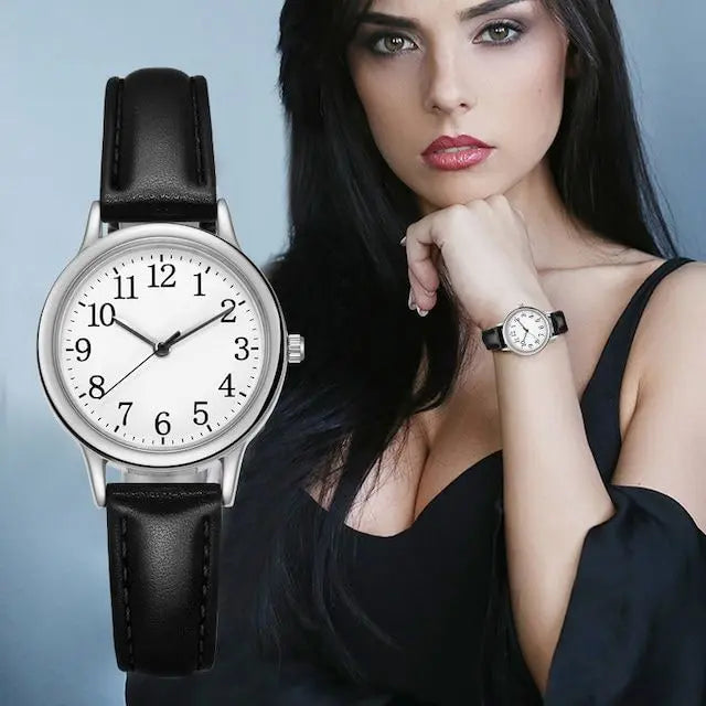 Reloj de cuarzo para mujer K94, artículo de moda, reloj negro 794