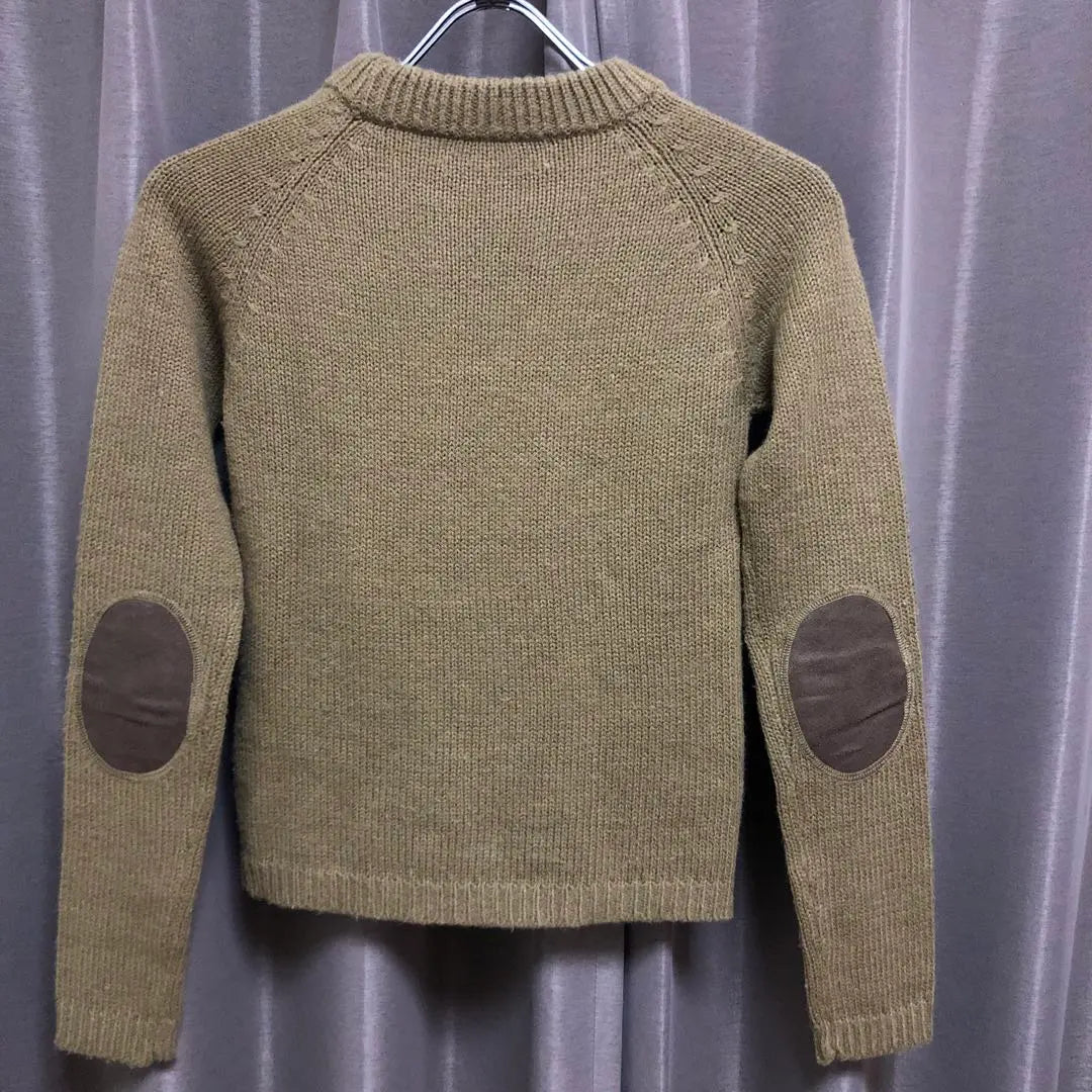 ZARA Long Sleeve Knit Sweater .angora 10%. Brown size S | ZARA 長袖ニットセーター.ANGORA 10%.ブラウン.サイズS