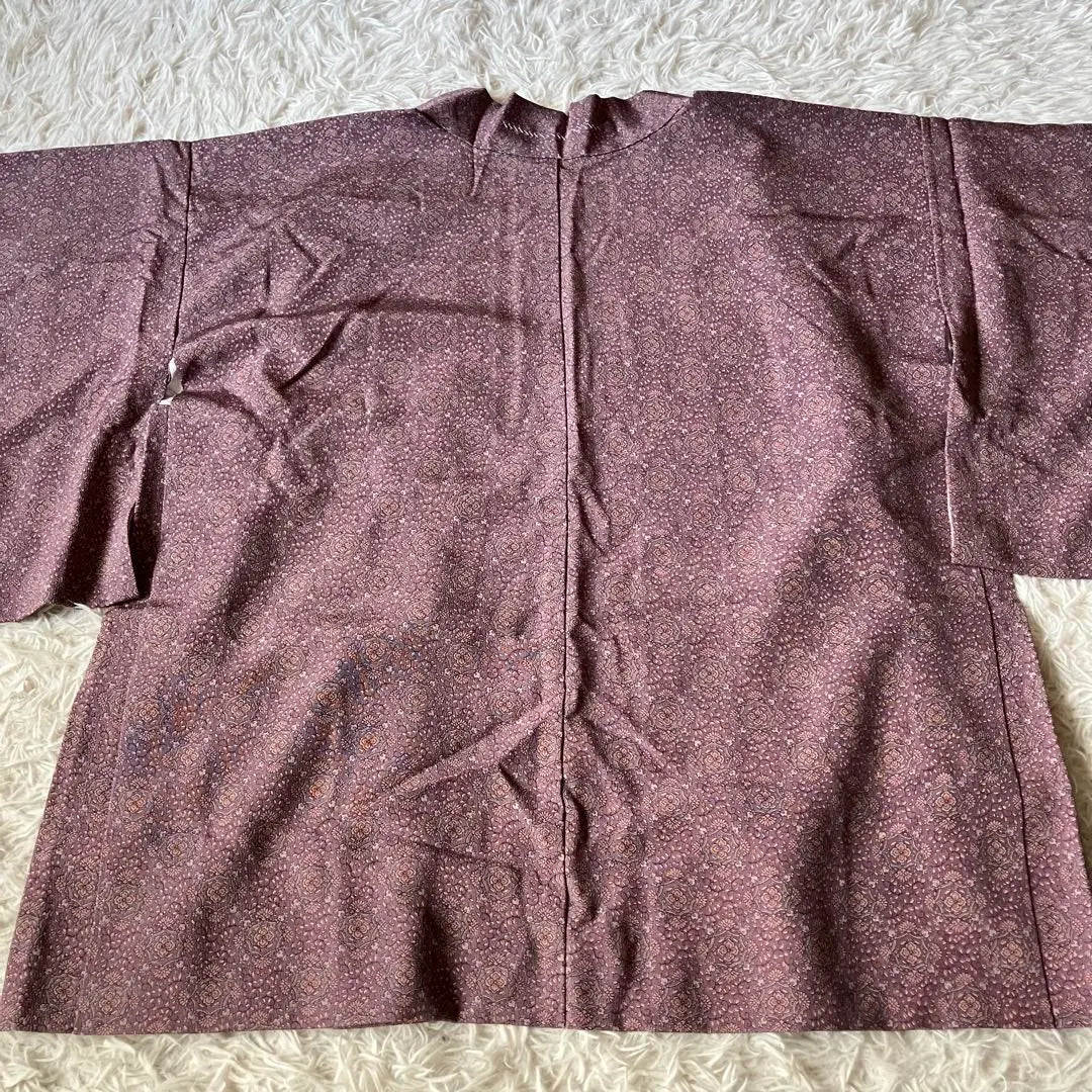 Kimono Haori Purple Japanese clothing Antique kimono Showa retro | 着物　羽織　紫 和装　アンティーク着物　昭和レトロ