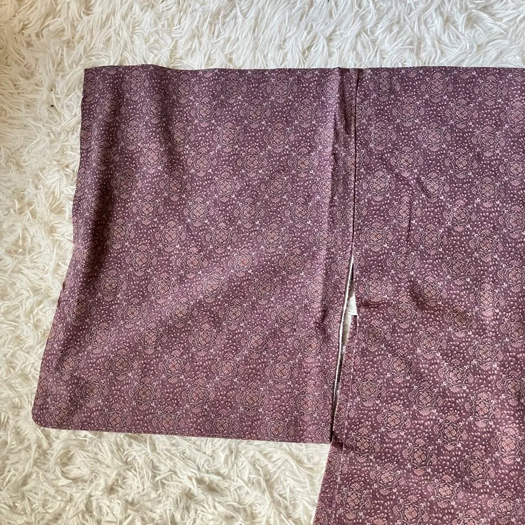 Kimono Haori Purple Japanese clothing Antique kimono Showa retro | 着物　羽織　紫 和装　アンティーク着物　昭和レトロ