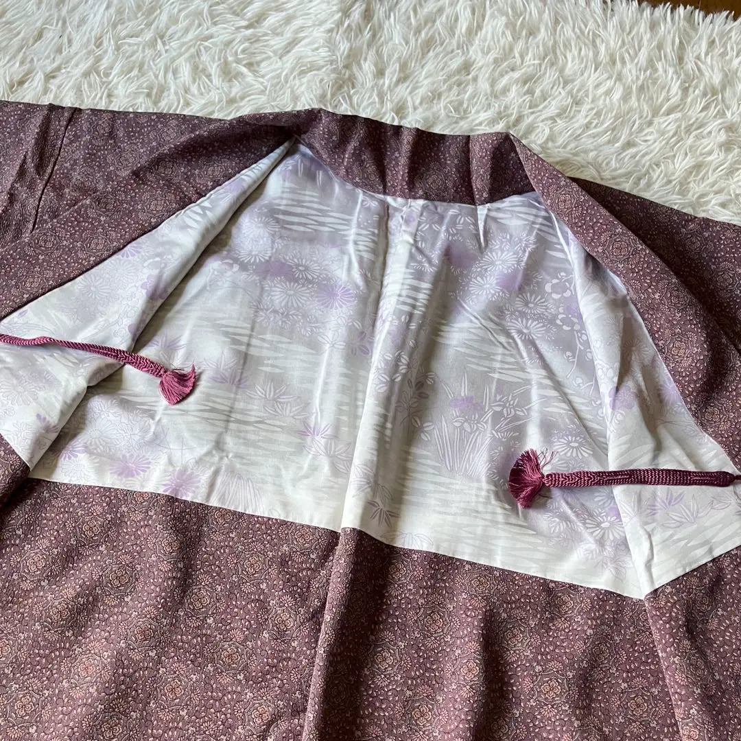 Kimono Haori Purple Japanese clothing Antique kimono Showa retro | 着物　羽織　紫 和装　アンティーク着物　昭和レトロ