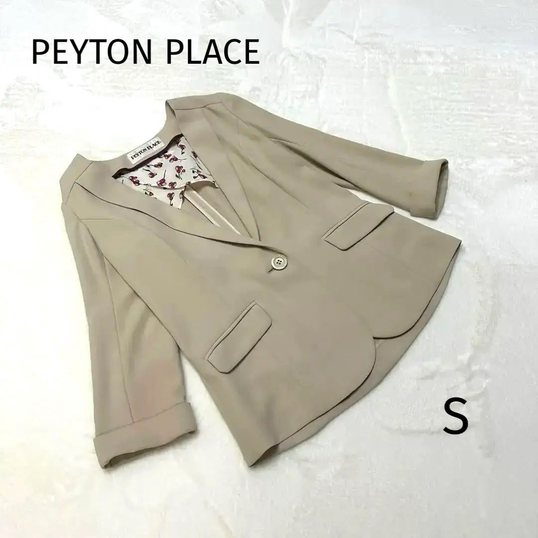 Chaqueta Peyton Place, individual, mangas vueltas, ojos bonitos, oficina, ropa informal