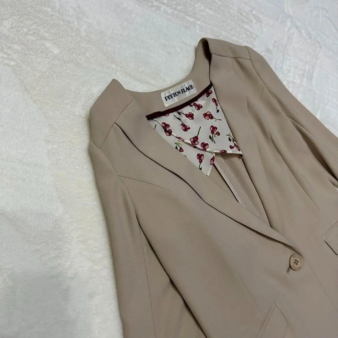 Peyton Place Jacket, Single, Turned Sleeves, Beautiful Eyes, Office, Casual Wear