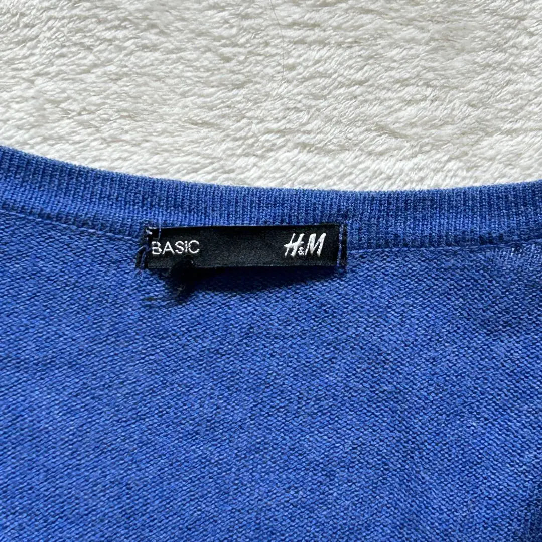 [H&M] FREE Long Sleeve Thin Cardigan Blue