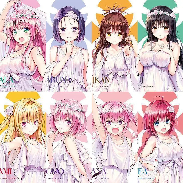 [Unopened] To LOVE-Ru-15th Anniversary Original Art Exhibition A3 Clear Poster ②