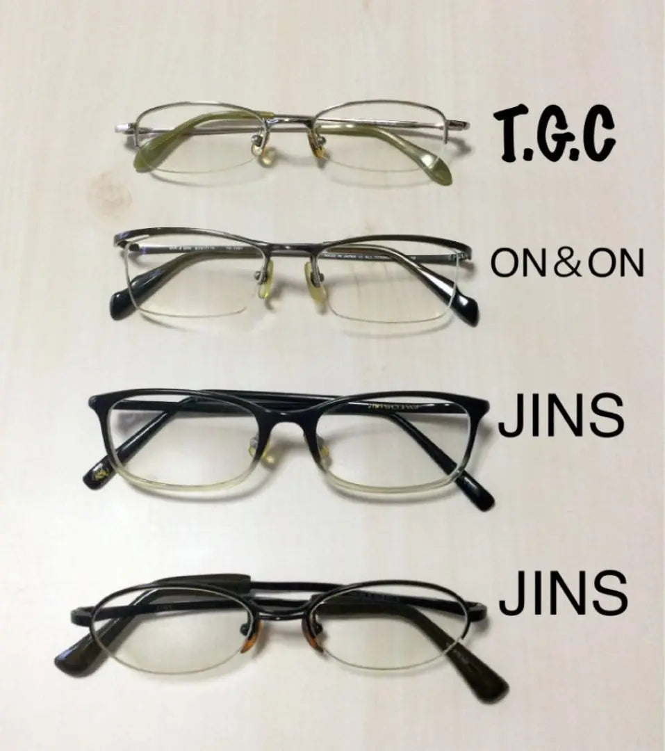 ★Men's brand glasses 4 pieces