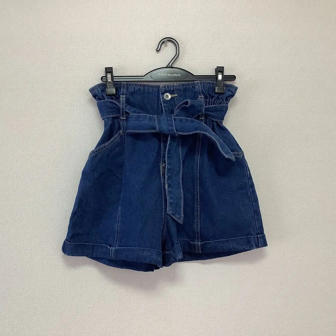 [BACK NUMBER] Denim Shorts (M)/Casual 100% cotton✨