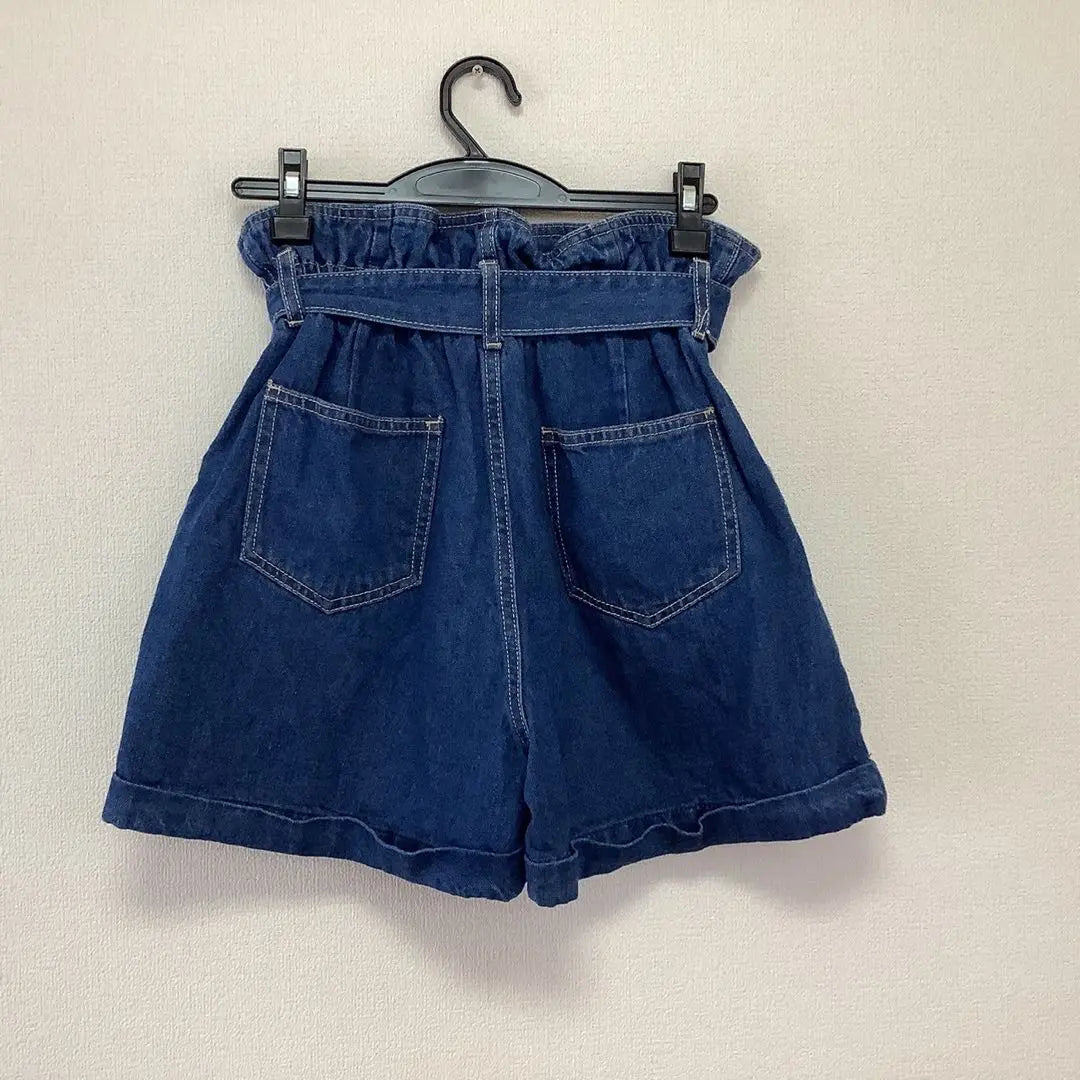 [BACK NUMBER] Denim Shorts (M)/Casual 100% cotton✨