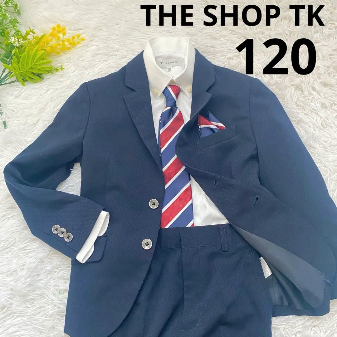 THE SHOP TK Boys Formal Suit Navy Tricolor Entrance Ceremony, etc. | THE SHOP TK 男の子フォーマルスーツ　ネイビー　トリコロール　入学式等