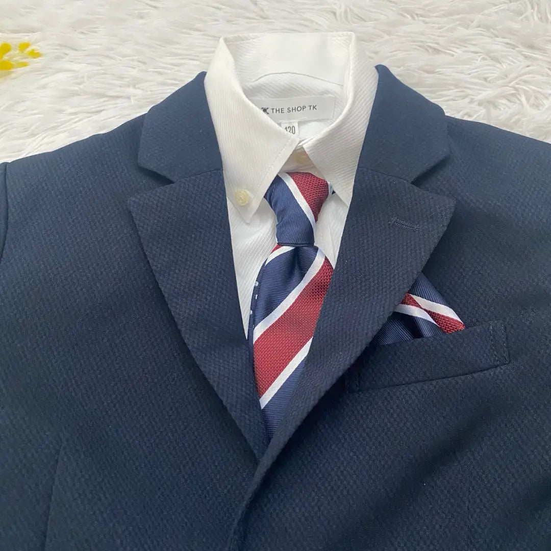 THE SHOP TK Boys Formal Suit Navy Tricolor Entrance Ceremony, etc. | THE SHOP TK 男の子フォーマルスーツ　ネイビー　トリコロール　入学式等