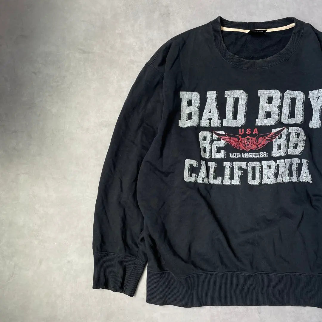 ★ Sudadera extragrande con logo grande de Bad Boy de los 90 | ★ Chico malo de los 90